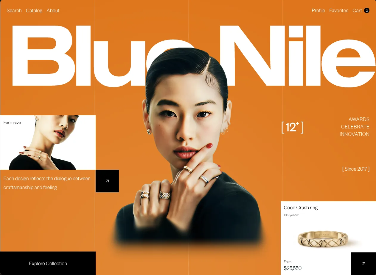 Jewelry Store website design